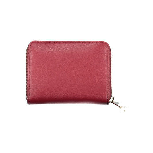 Elegant Pink Multi-Compartment Wallet