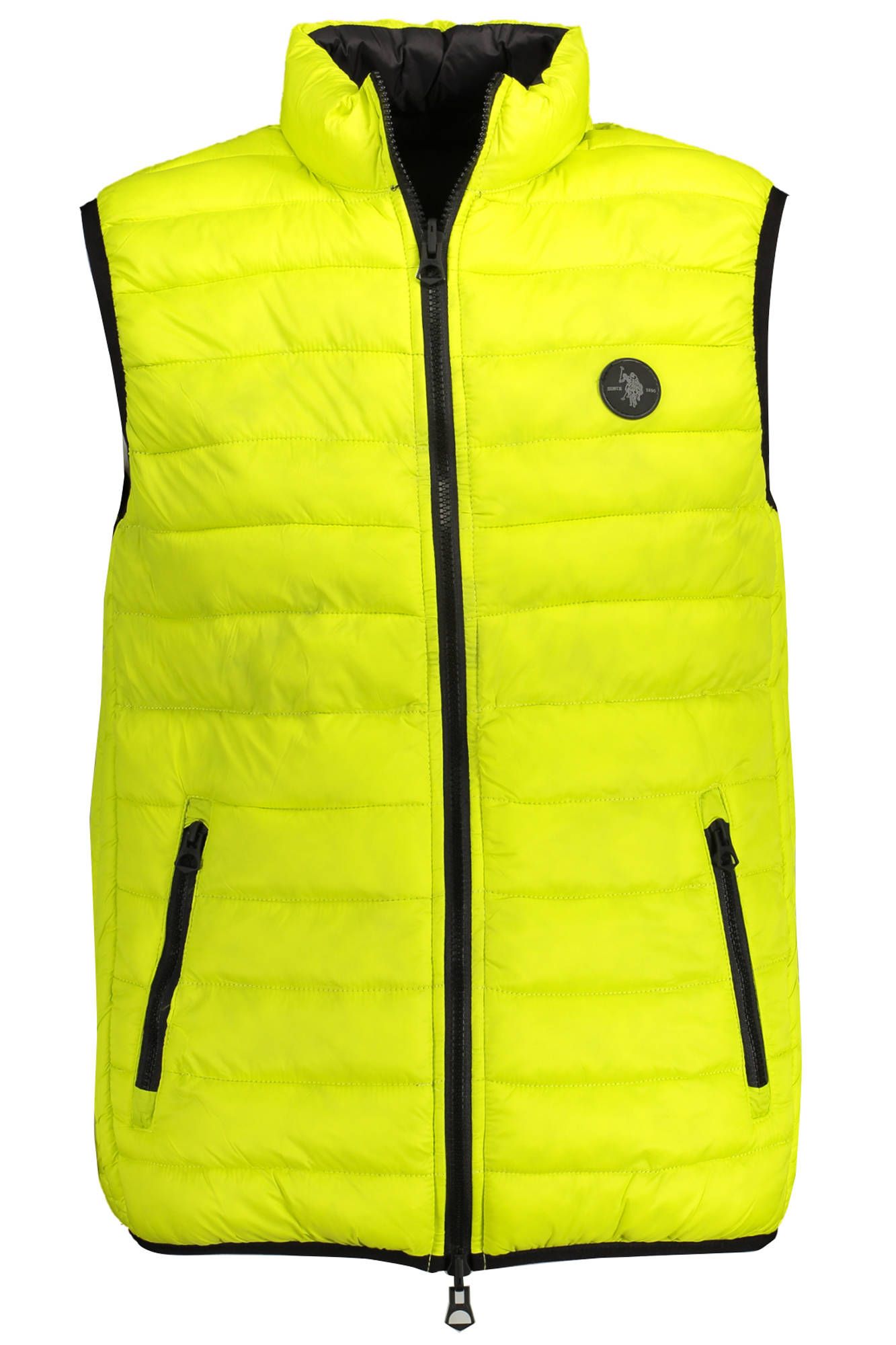 Sleek Reversible Sleeveless Nylon Jacket