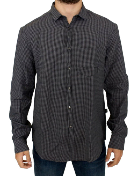 Gray linen casual shirt