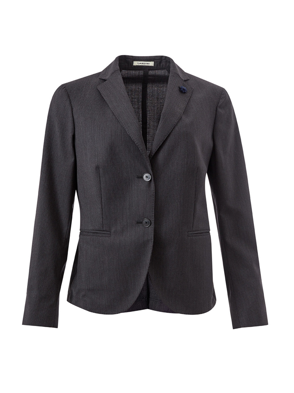 Chic Grey Wool Jacket - Timeless Elegance