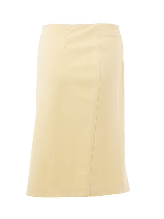 Elegant Yellow Pencil Skirt