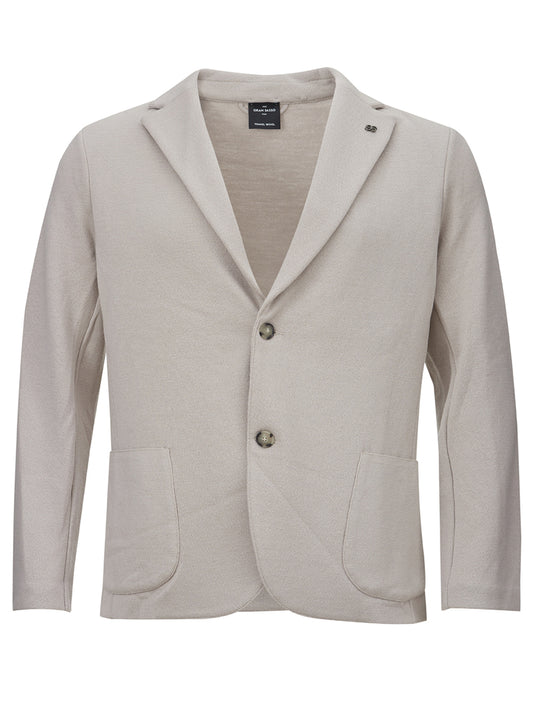 Elegant Grey Wool Jacket