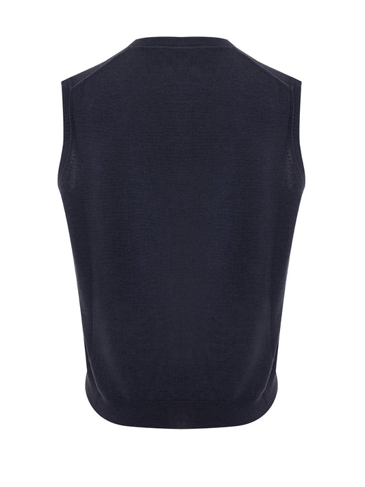 Elegant Wool Gilet Sleeveless Classic Vest