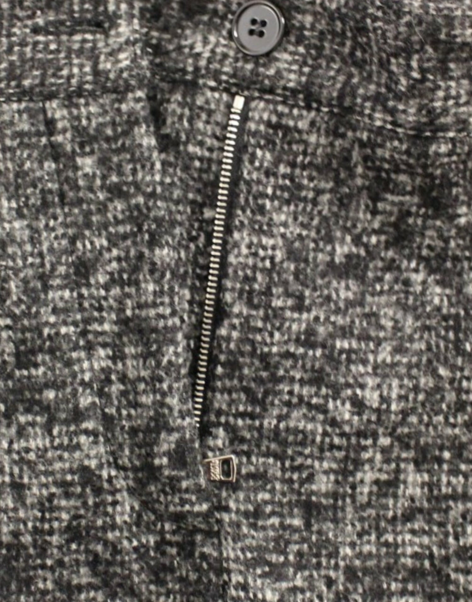 Gray wool shorts pants