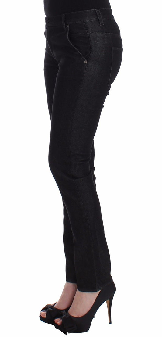 Chic Black Skinny Jeans - Elegant & Slim Fit