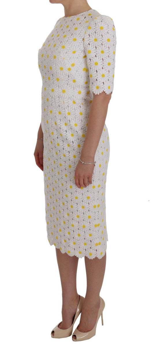 Sunflower Ricamo Sheath Dress