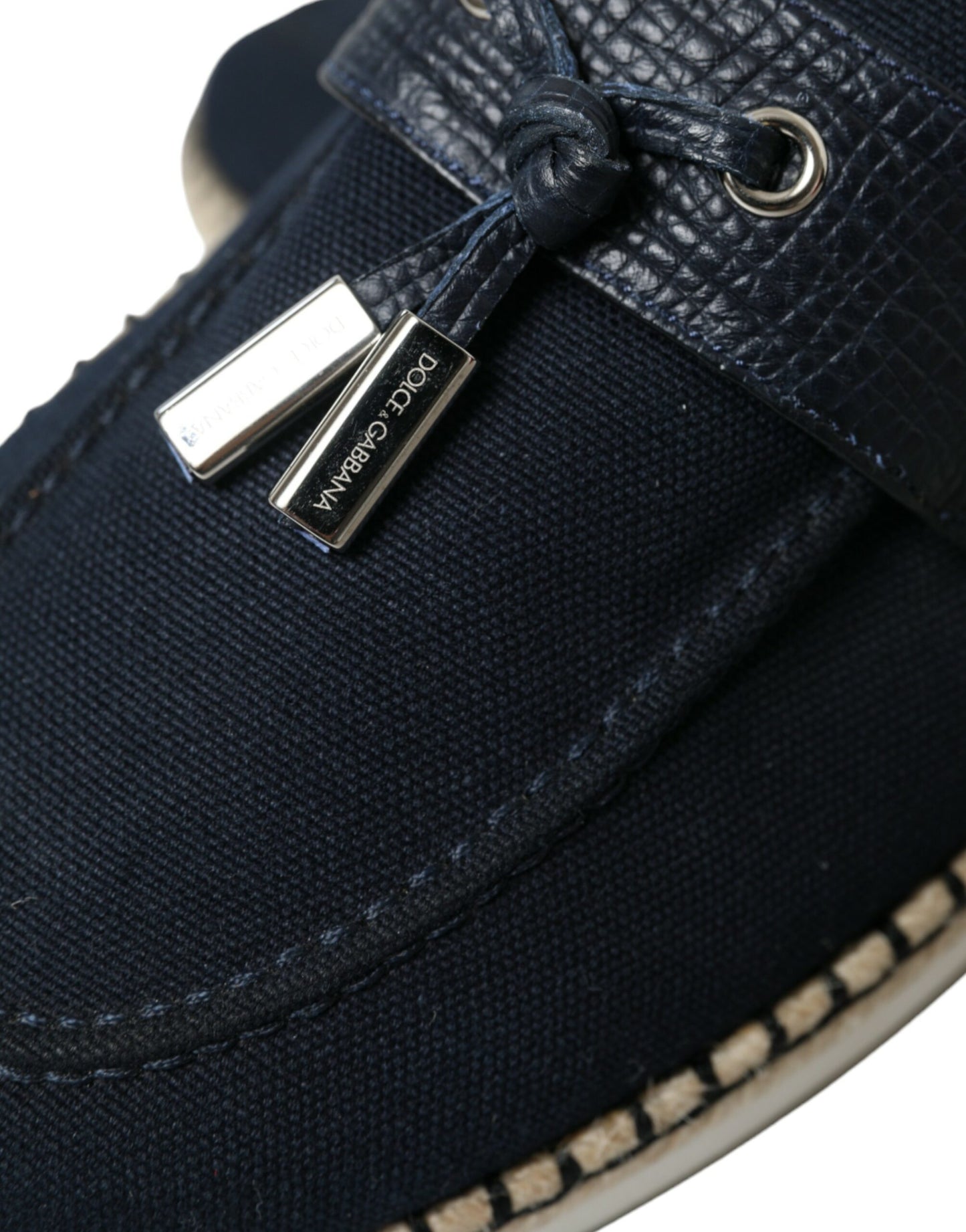 Navy Blue Slip On Men Moccasin Loafers Shoes