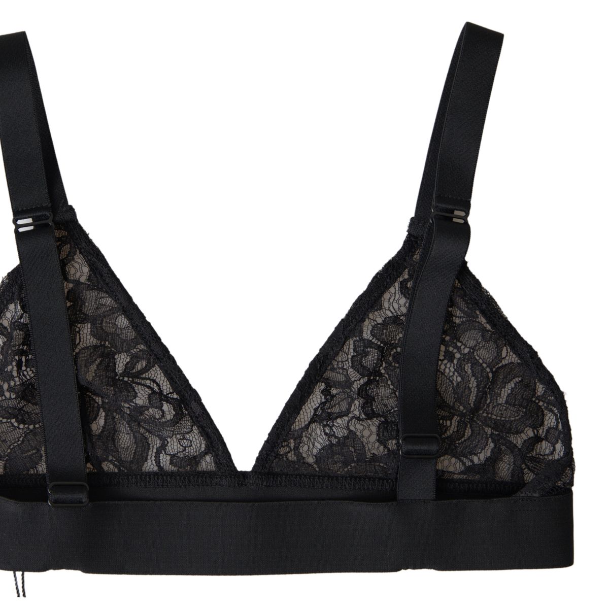 Elegant Floral Lace Stretch Balconcino Bra