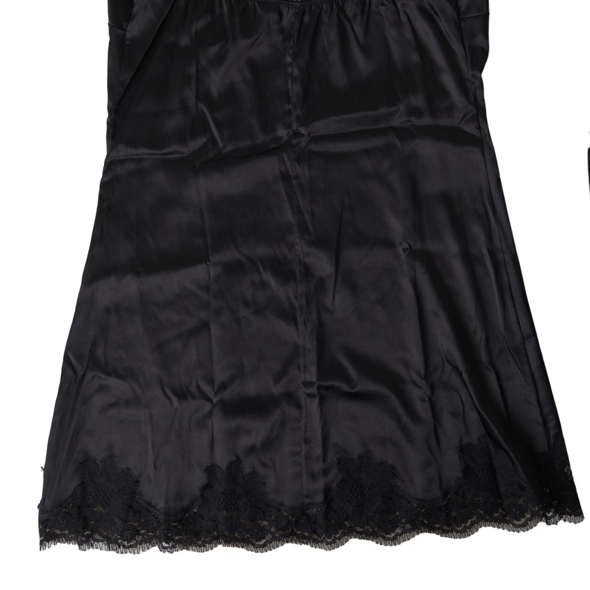 Sultry Black Silk Camisole Top