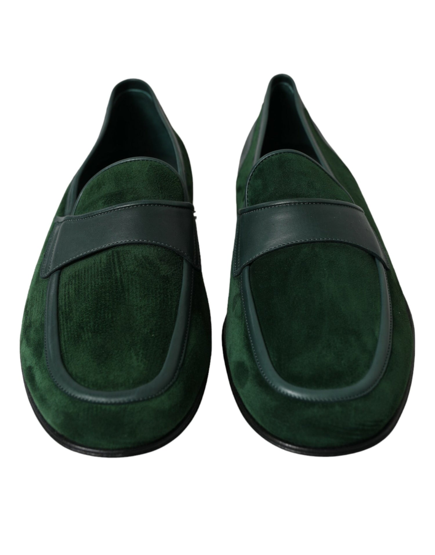 Green Velvet Slip On Men Loafer Dress Shoes