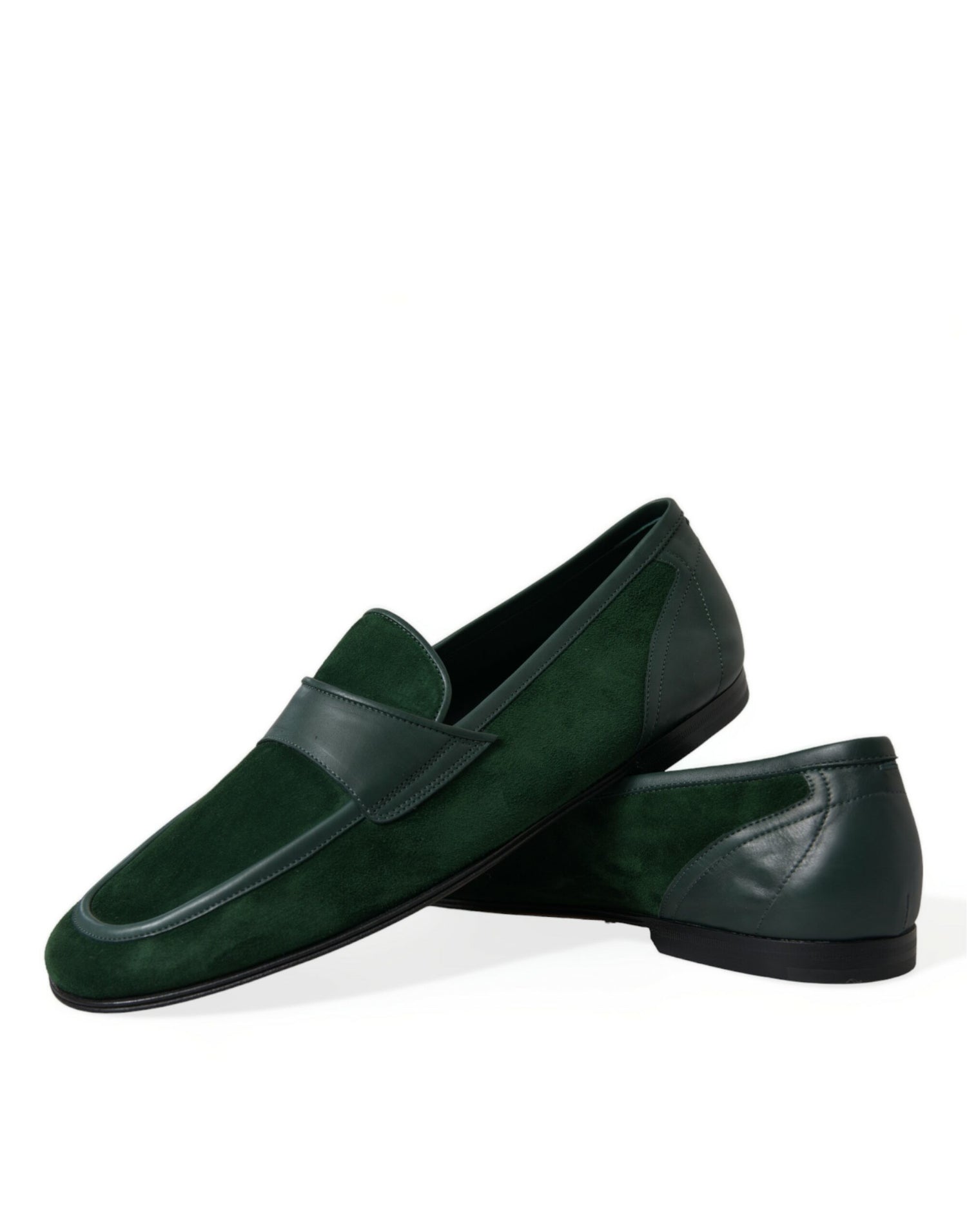 Green Velvet Slip On Men Loafer Dress Shoes