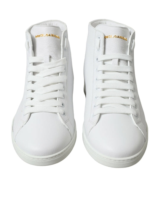 White Saint Tropez High Top Men Sneakers Shoes