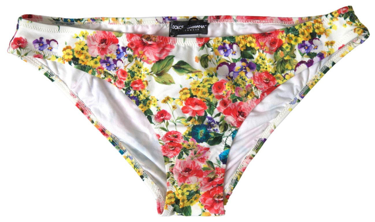 Multicolor Floral Bikini Bottom