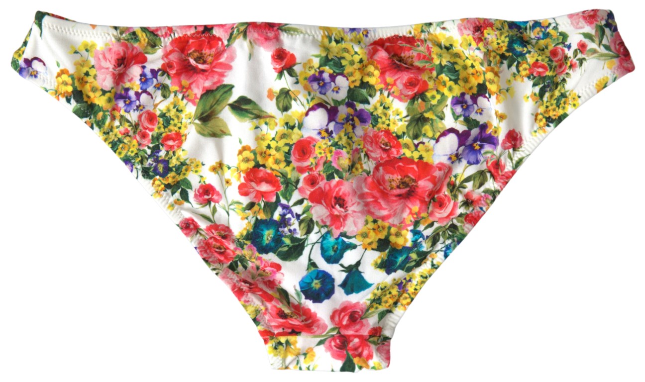 Multicolor Floral Bikini Bottom