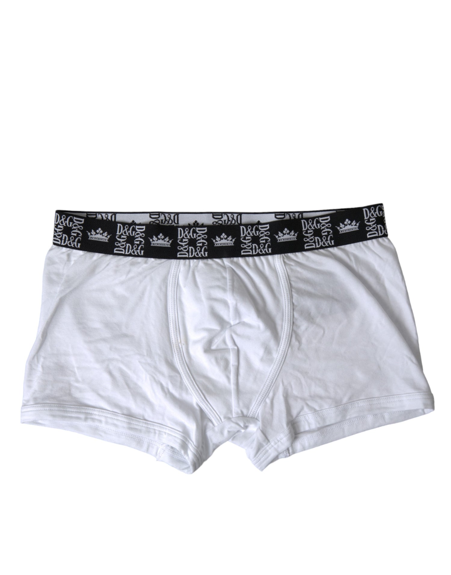 Elite White Cotton Stretch Boxers