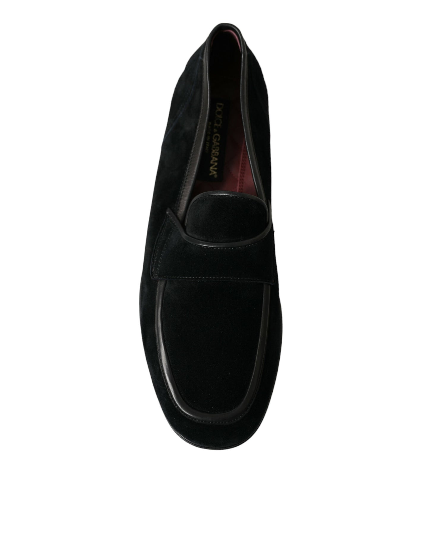 Black Velvet Slip On Loafers Dress Shoes