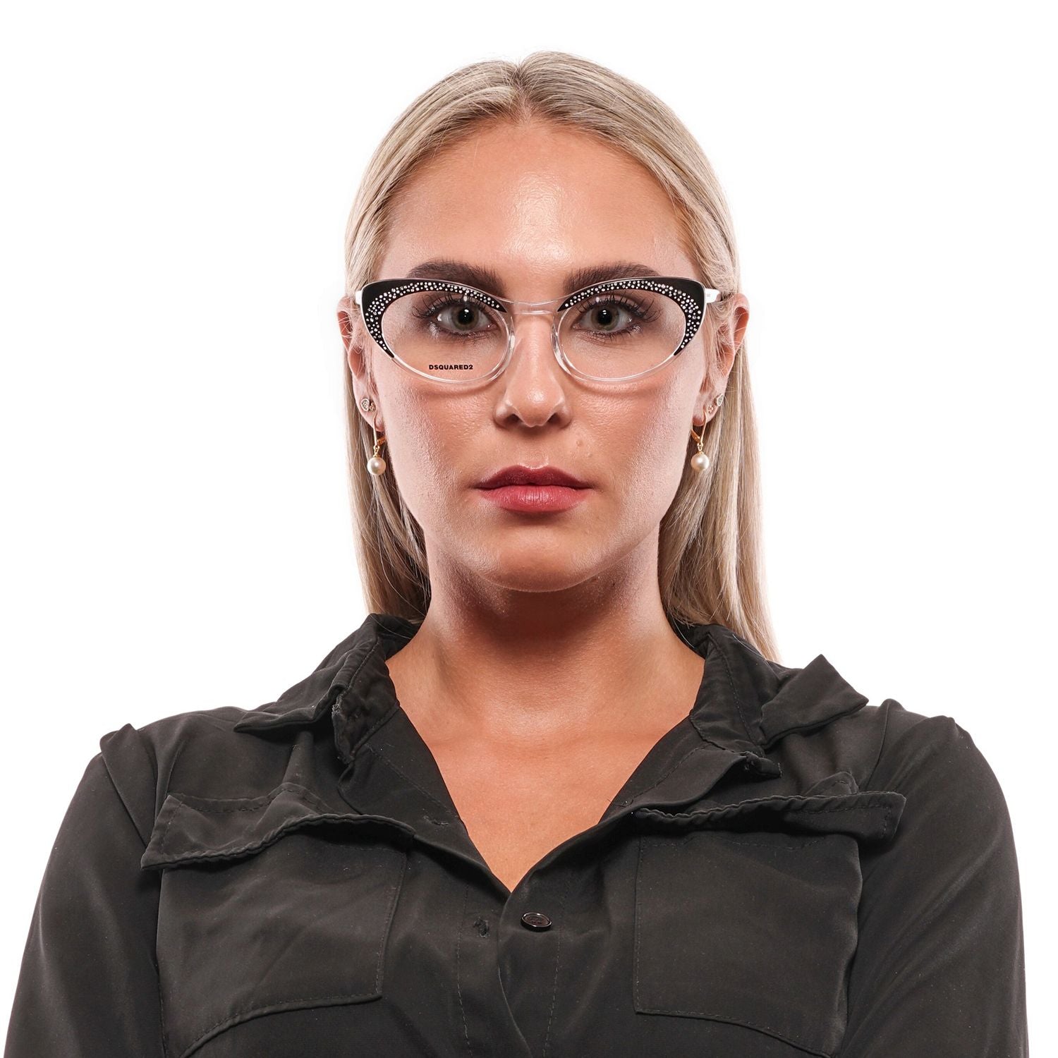 Chic Black Full-Rim Designer Eyewear