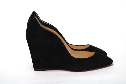 Black Tanja 85 Veau Heel