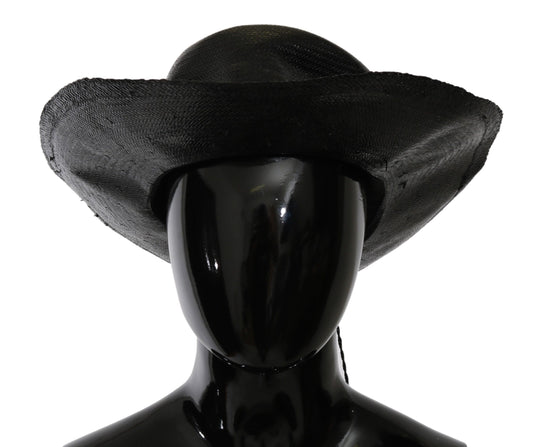 Chic Black Floppy Hat - Timeless Elegance