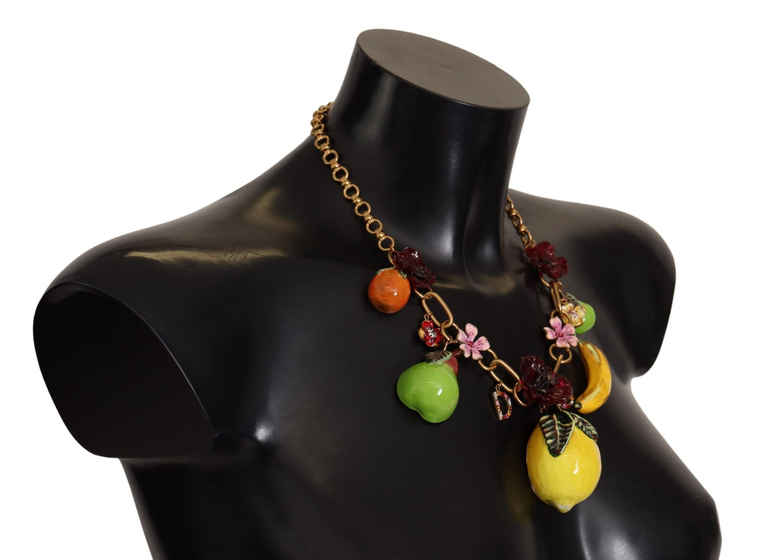 Chic Gold Statement Sicily Fruit Necklace