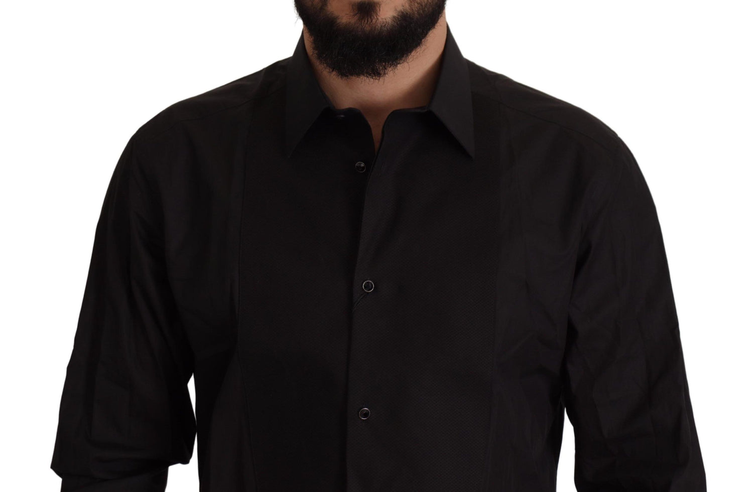 Black GOLD Slim Fit Tuxedo Dress Shirt