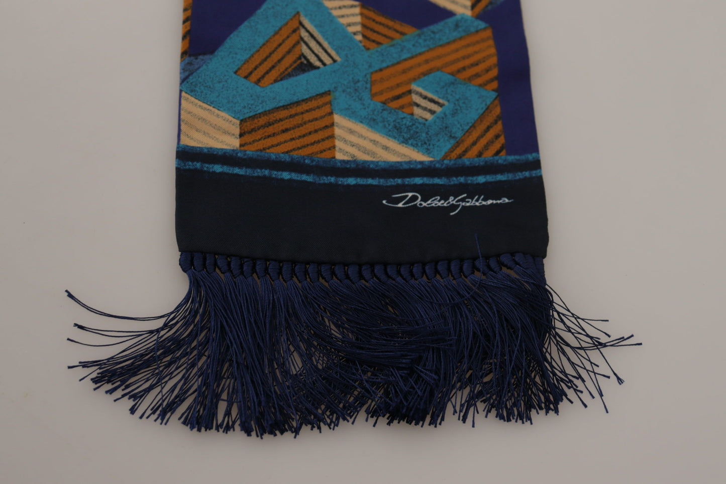 Multicolor Patterned Wrap Shawl Fringe Scarf