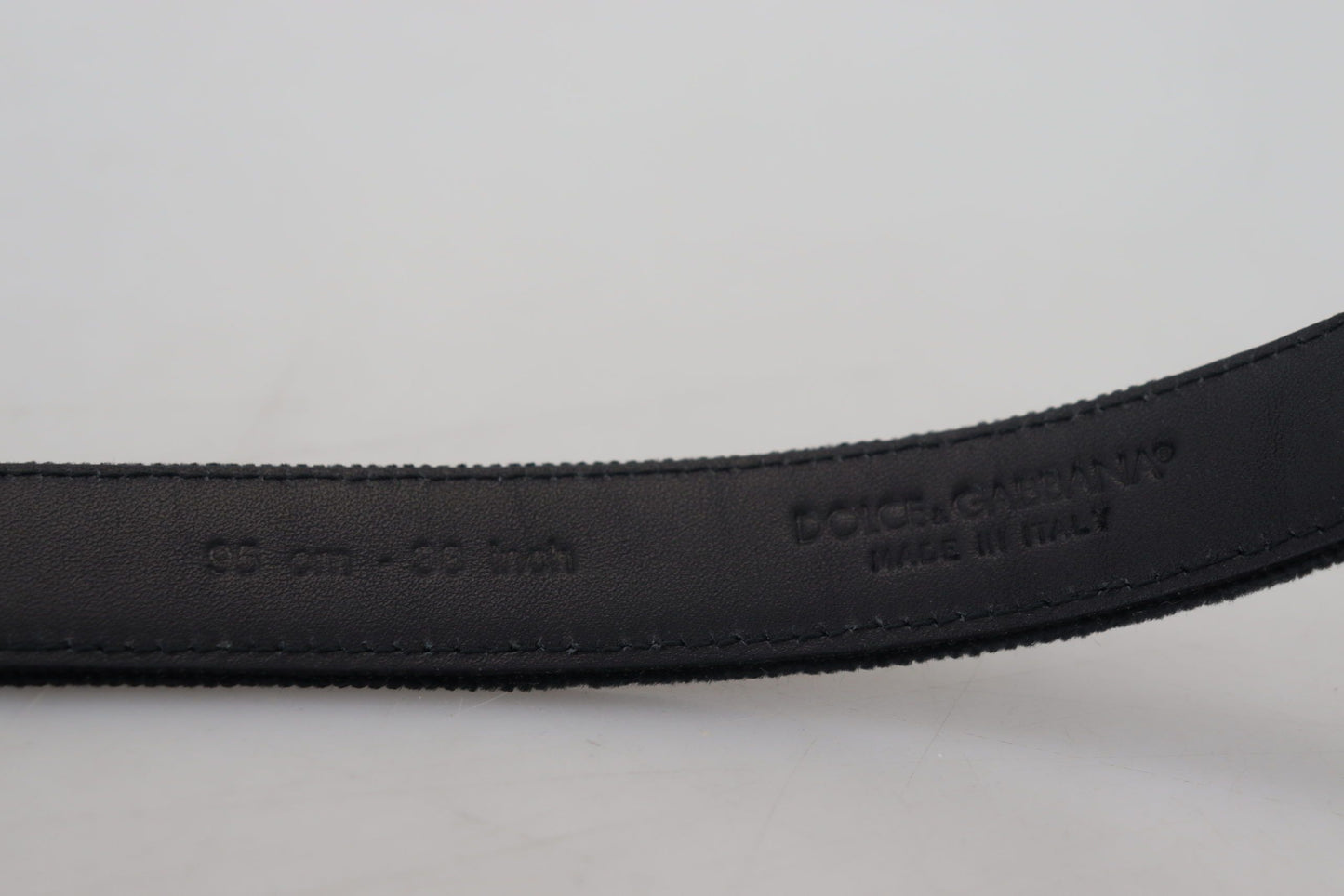 Elegant Black Leather Belt