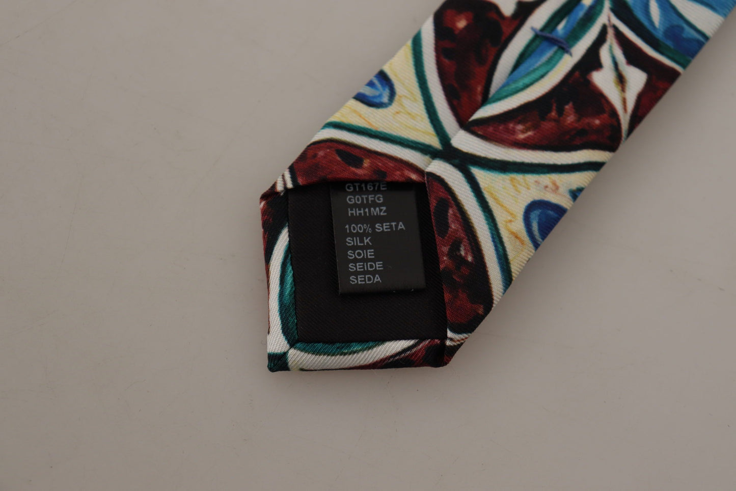 Multicolor Majolica Silk Tie