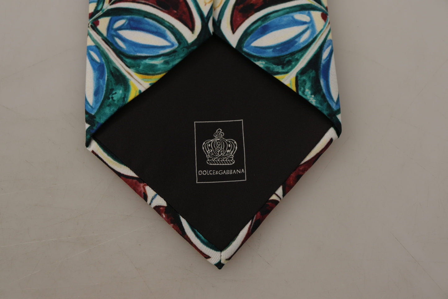 Multicolor Majolica Silk Tie