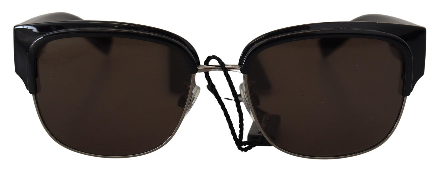 Elegant Square Black Sunglasses for Women