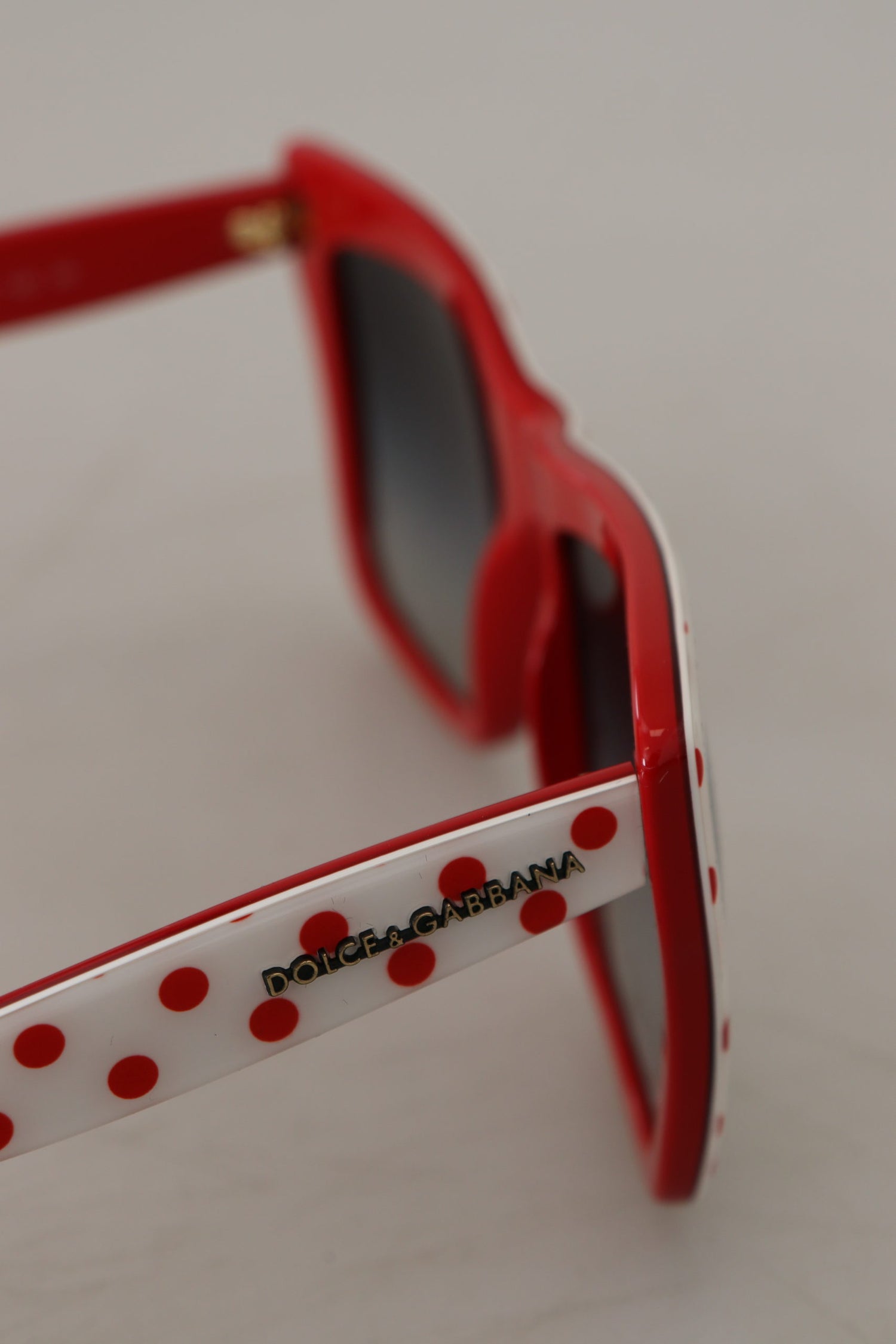 Chic Red and White Polka Dot Sunglasses