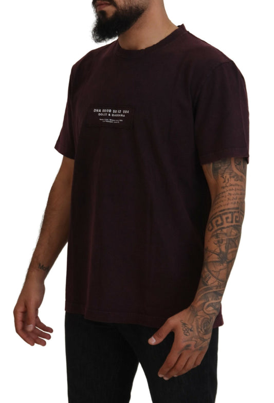 Bordeaux Crewneck Short Sleeve  T-shirt