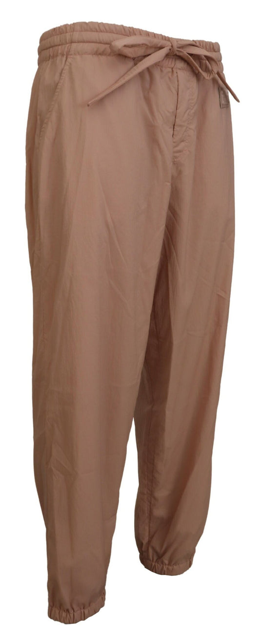 Elegant Peach Casual Sweatpants