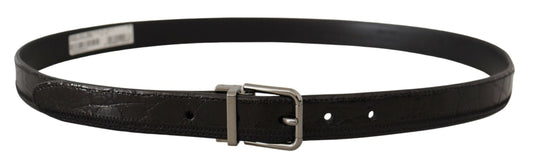 Elegant Ostrich Leather Designer Belt