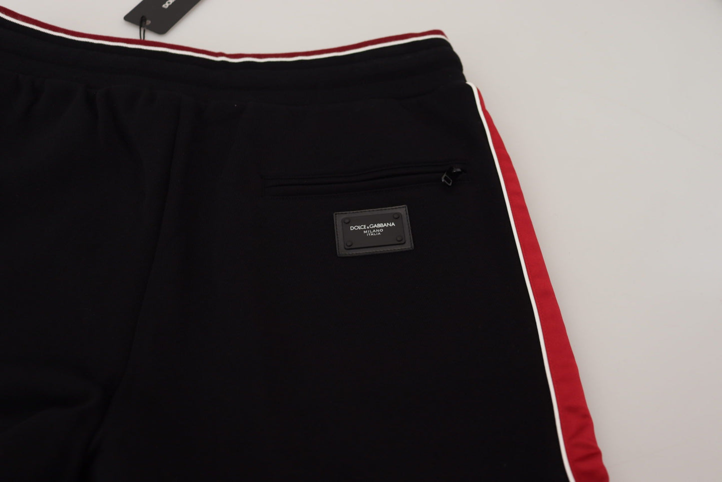 Black Cotton Logo Sweatpants Jogging Pants