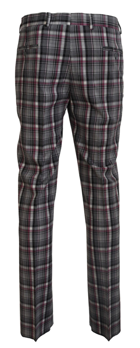 Multicolor Checkered Men Pants