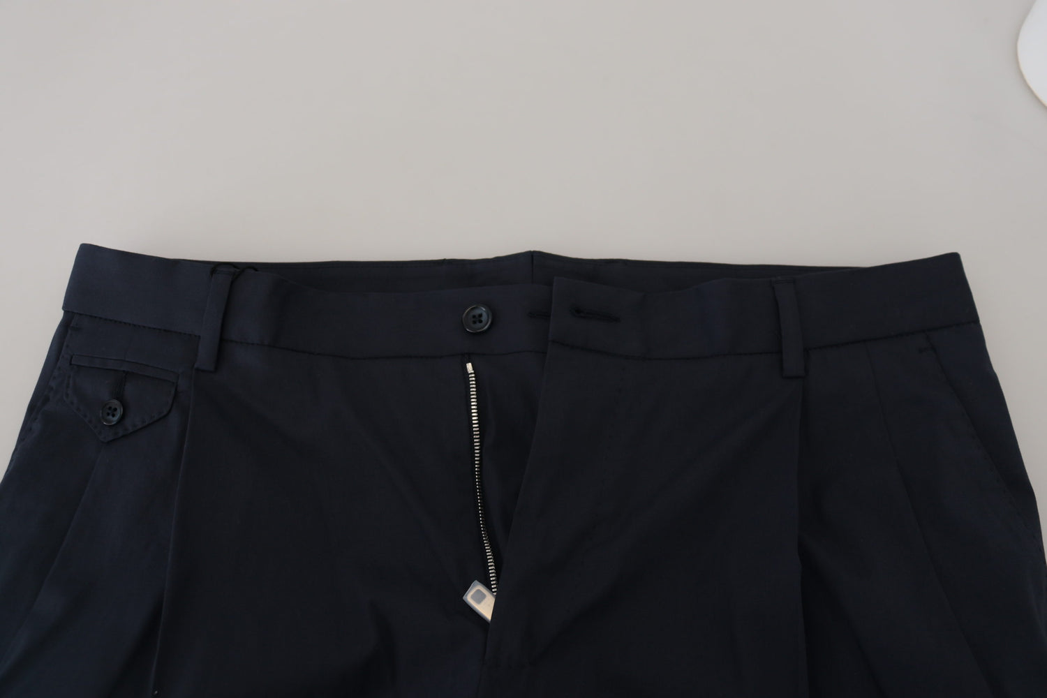 Blue Cotton Chino Formal Pants