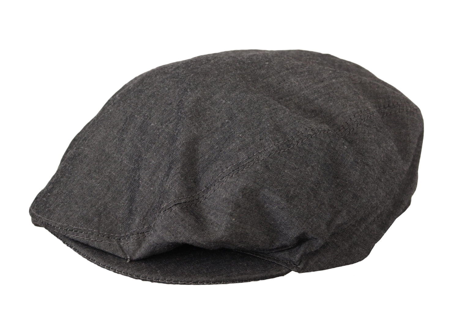 Gray Newsboy Men Capello Cotton Blend Hat