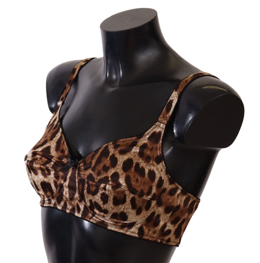 Brown Leopard Women Bra Underwear