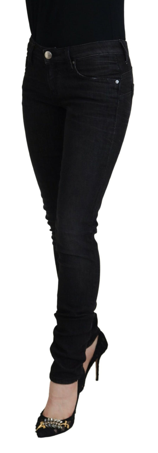 Chic Low Waist Designer Skinny Jeans