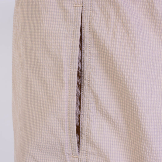 Chic Beige Swim Shorts for Fashion-Forward Men