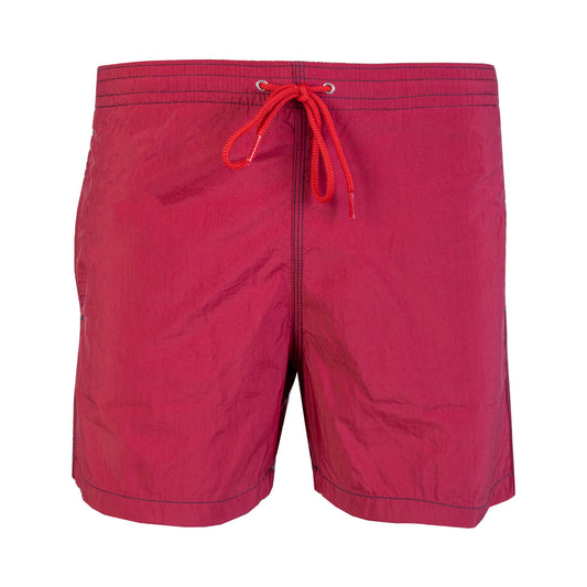 Elegant Burgundy Beachwear for Men