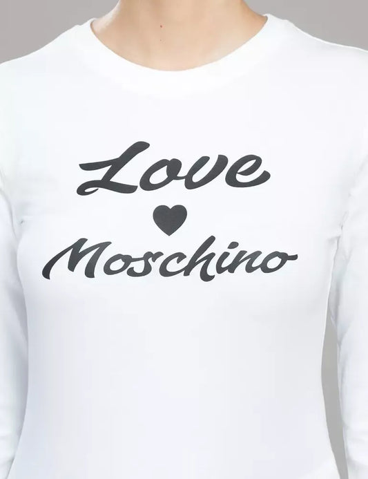 Chic Logo Cotton Tee by Love Moschino