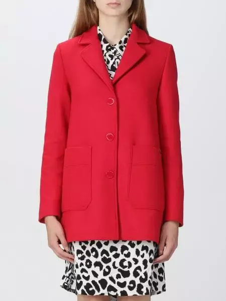 Chic Pink Wool Blend Jacket