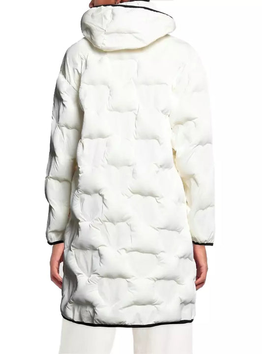 Chic Quilted Heart Long Down Jacket