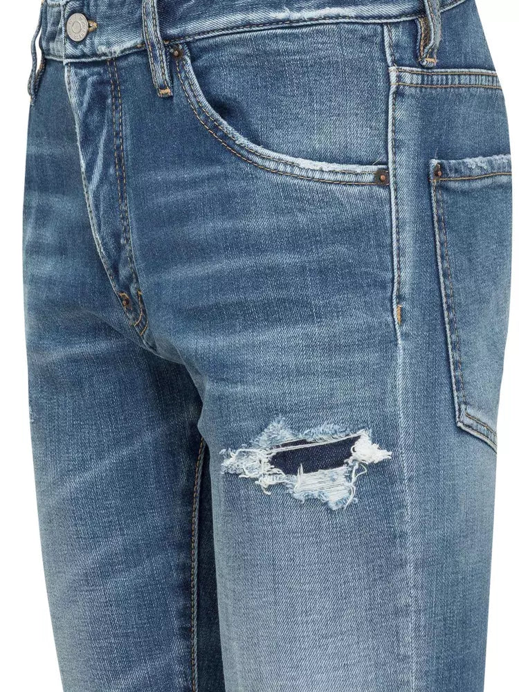 Chic Distressed Denim for Sophisticated Style