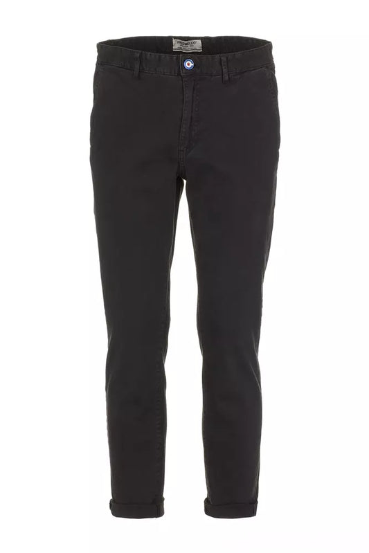 Elegant Four-Pocket Cotton Pants