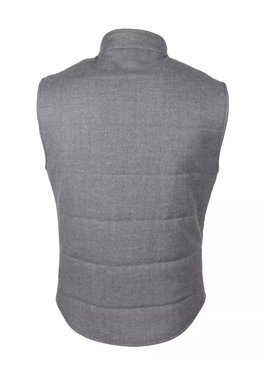 Elegant Wool-Cashmere Men's Vest