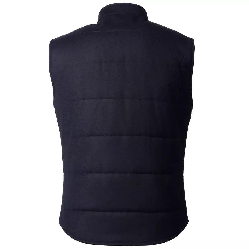 Elegant Wool Cashmere Blend Men's Vest