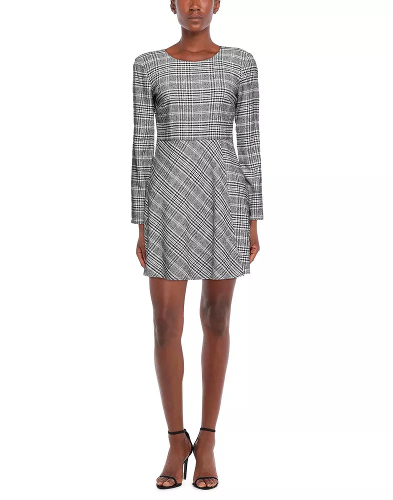 Chic Prince of Wales Check Short Dress